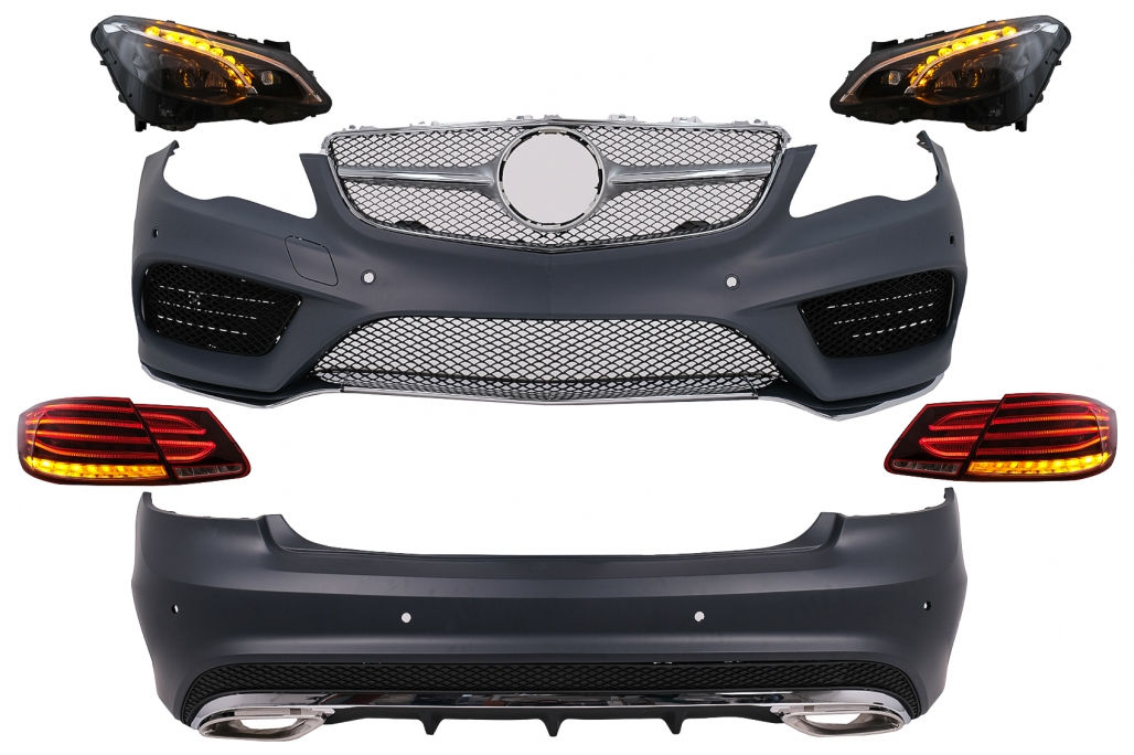 Pachet Exterior Complet compatibil cu Mercedes E-Class C207 Coupe A207 Cabriolet Facelift (2013-2017 foto 0