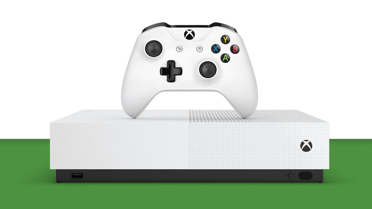 Xbox One S 1TB All-Digital Edition + 3 игры в подарок.