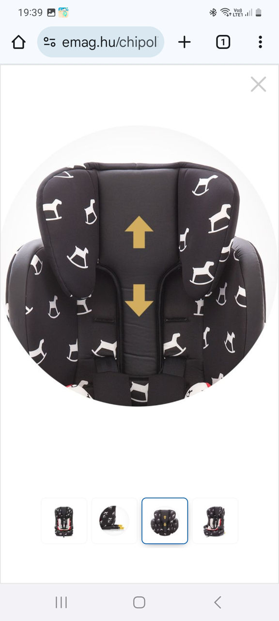 Scaun auto Chipolino Cruz Isofix ( folosit) фото 1