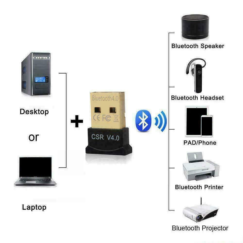 Bluetooth CSR 4.0 Adapter Dongle USB foto 2