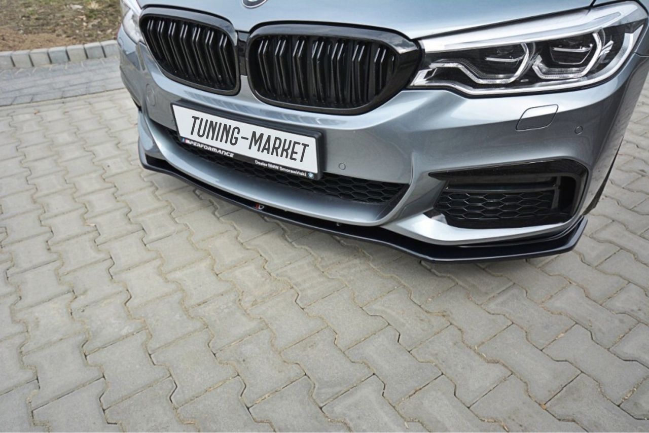 М Ноздри (решетки радиатора) BMW G30 / G31 черный глянец, черный мат двойные ребра! Супер цена! foto 1