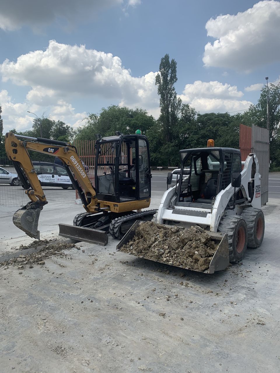 Servicii mini excavator / bobcat kamaz foto 6