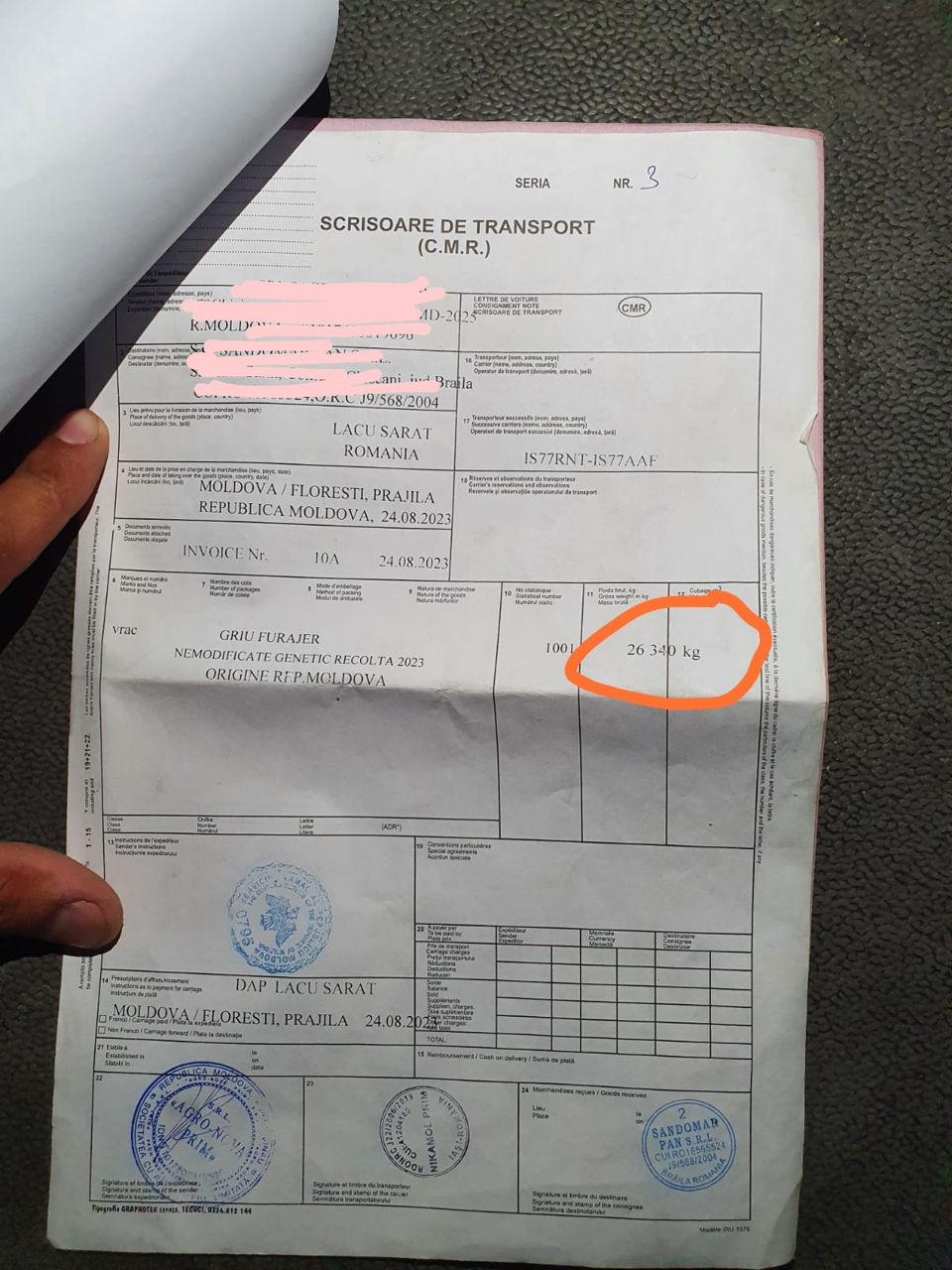 Vand semiremorca basculabila cereale foto 3
