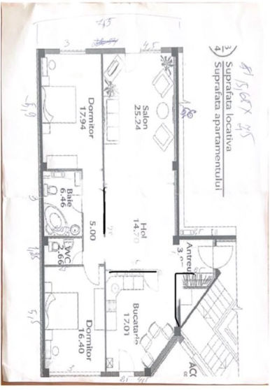 Apartament cu 3 camere,  Râșcani,  Chișinău,  Chișinău mun. foto 9