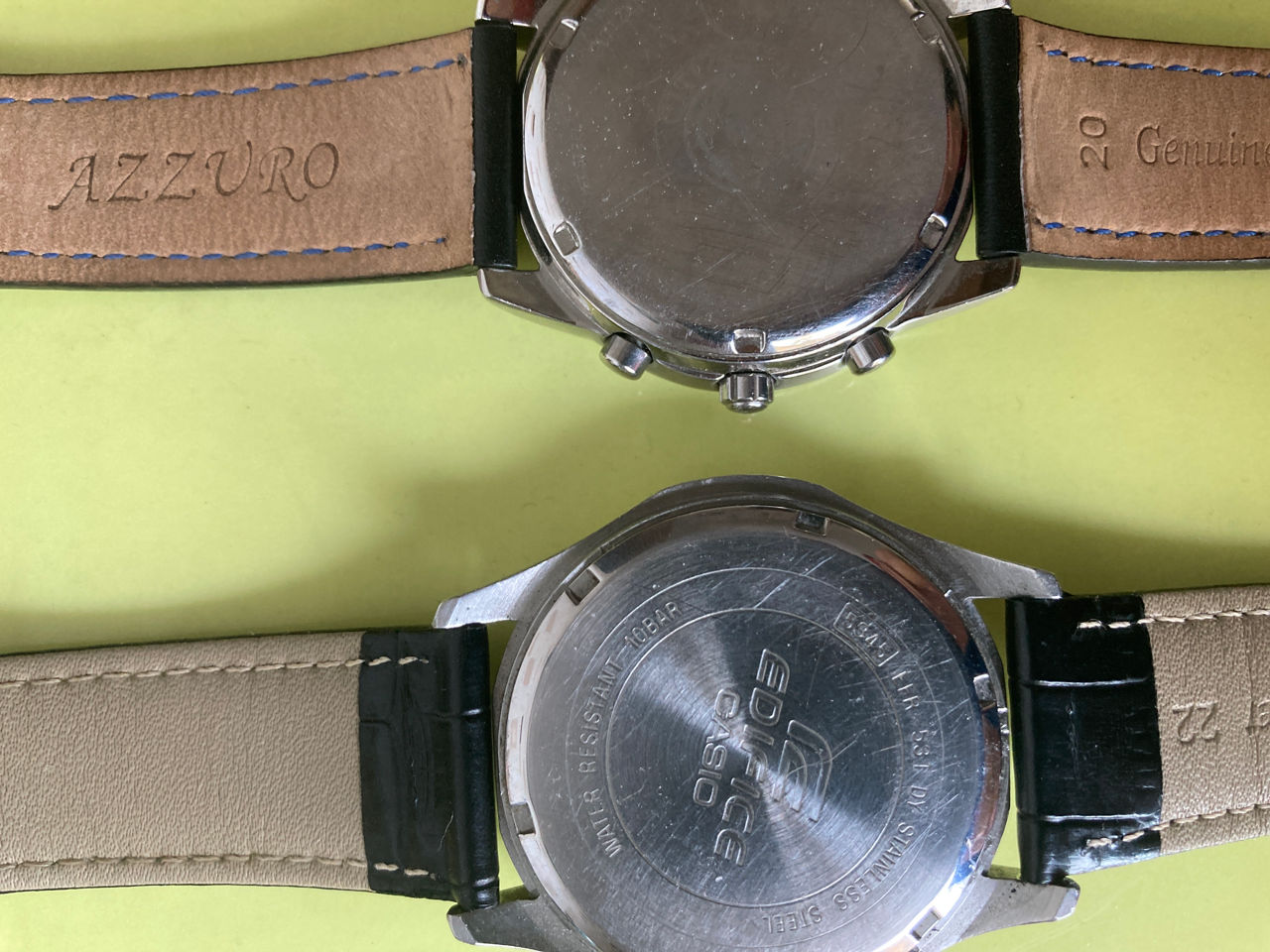 Часики: Edifice Casio Wr 100 M, Citizen Eco- Drivo 108 Af