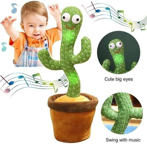 Танцующий Кактус игрушка повторюшка/ jucarie Cactus vorbitor danseaza, canta /str.Ismail 84-BabyCity foto 5