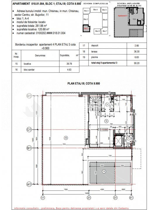 Apartament cu 5 camere sau mai multe, 308 m², Centru, Chișinău foto 4