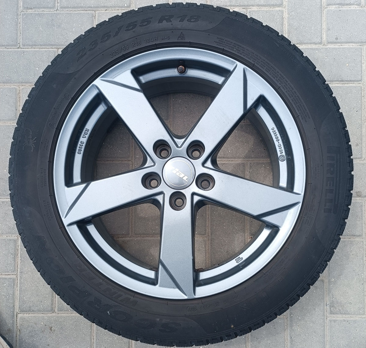 5x114,3. Оригинальные легкосплавные колеса Rial 235/55/R18. Mitsubishi,Hyundai, Mazda, Honda. foto 6