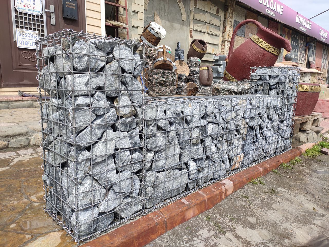 Gabion marmora Grecia габион piatra pentru gabioane si decorare . foto 9