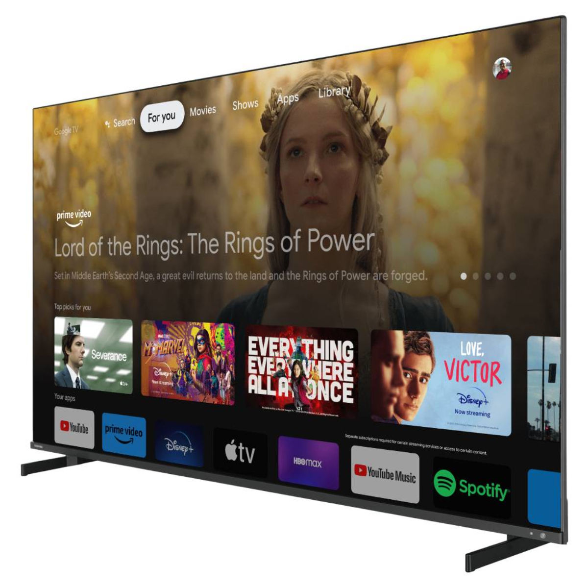 Телевизор toshiba 55QG5E63DG (55″ / 4K UHD / Smart TV / Wi-Fi) – Новый! Гарантия 2 года! фото 2