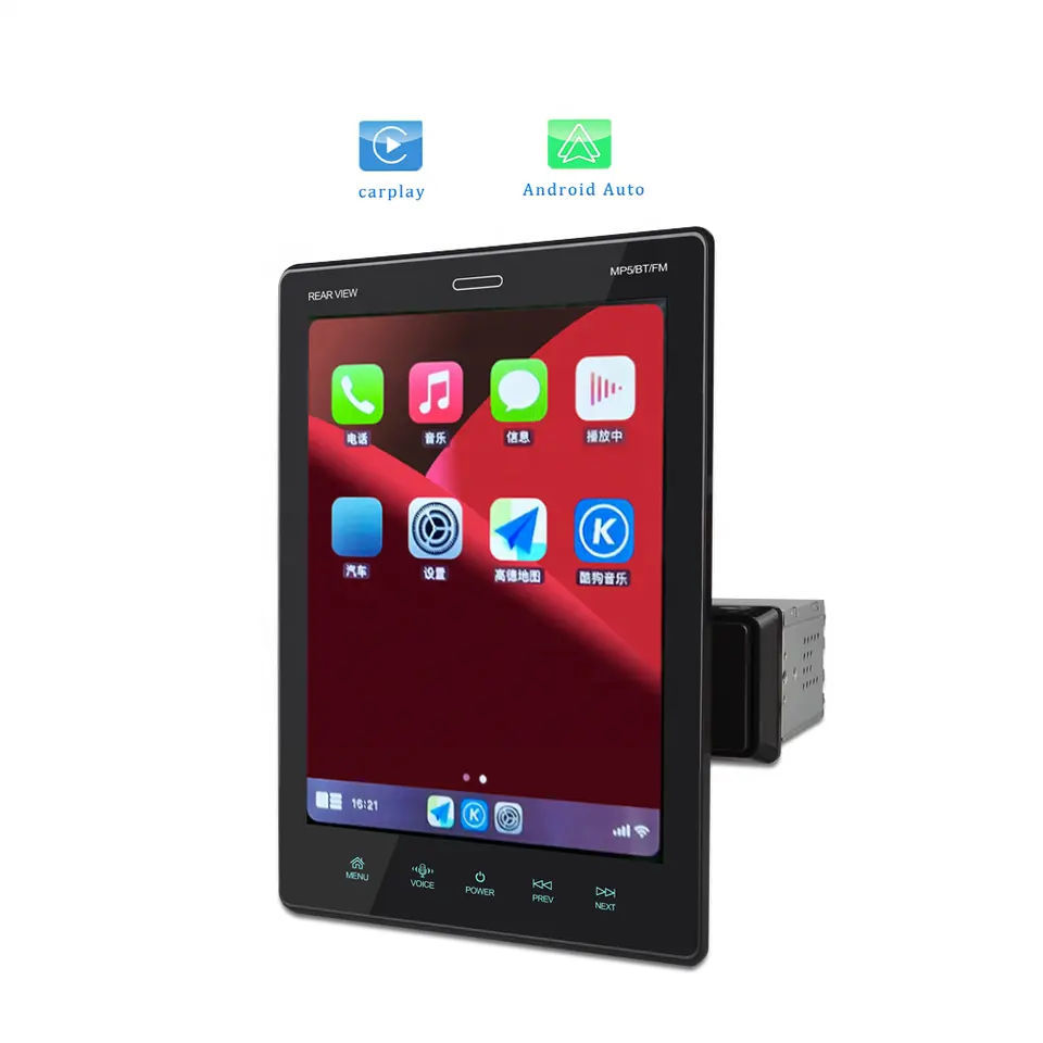 Tesla style de 10 inch cu Bluetooth, USB, Carplay și cameră spate! foto 1