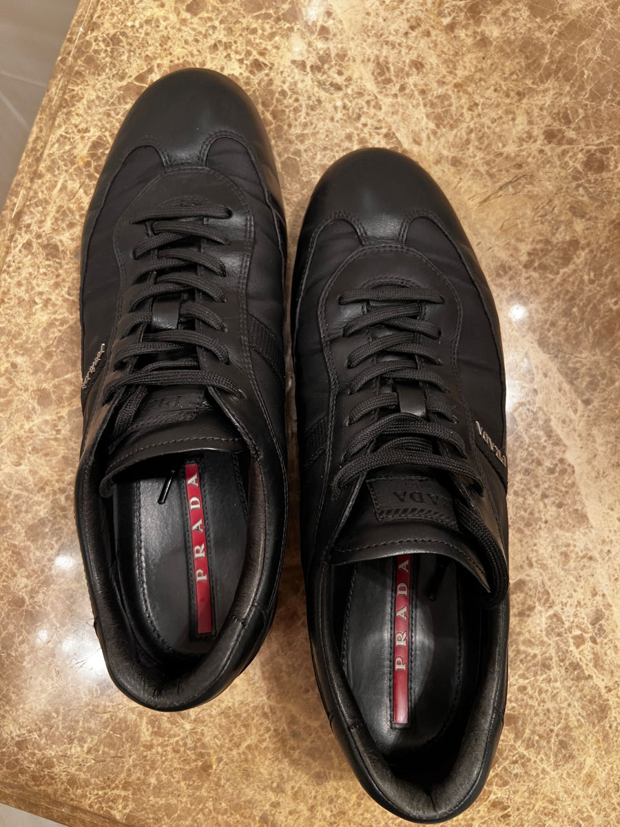 Prada - оригинал кроссовки мужские foto 2