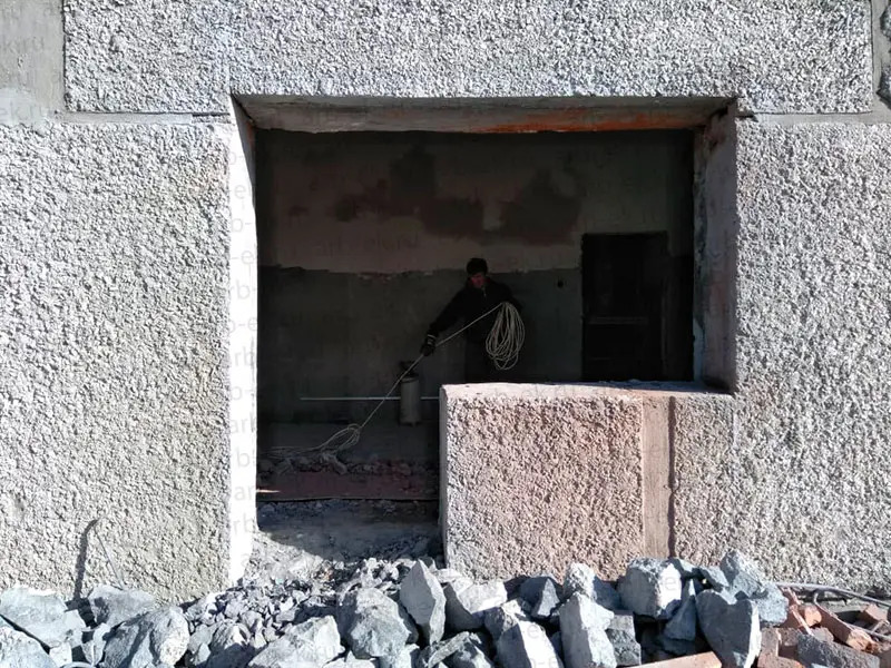 Алмазное резка стен перегородок бетона железобетона вырубка бетона ...