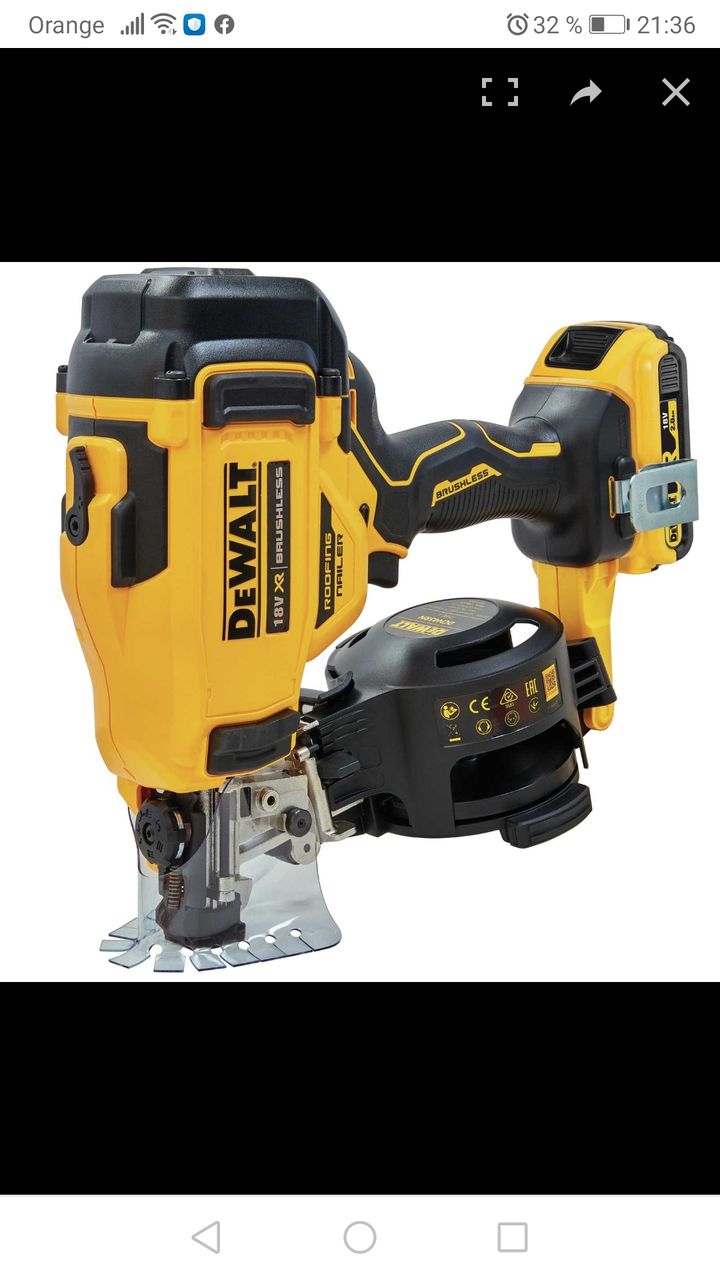 Акамуляторный Нейлер Dewalt фото 1