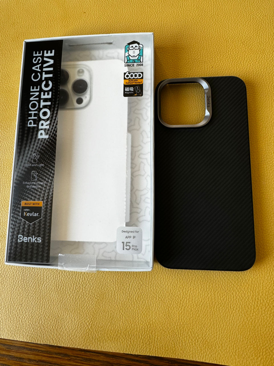 iPhone 15 Pro Max Husa Kevlar foto 3