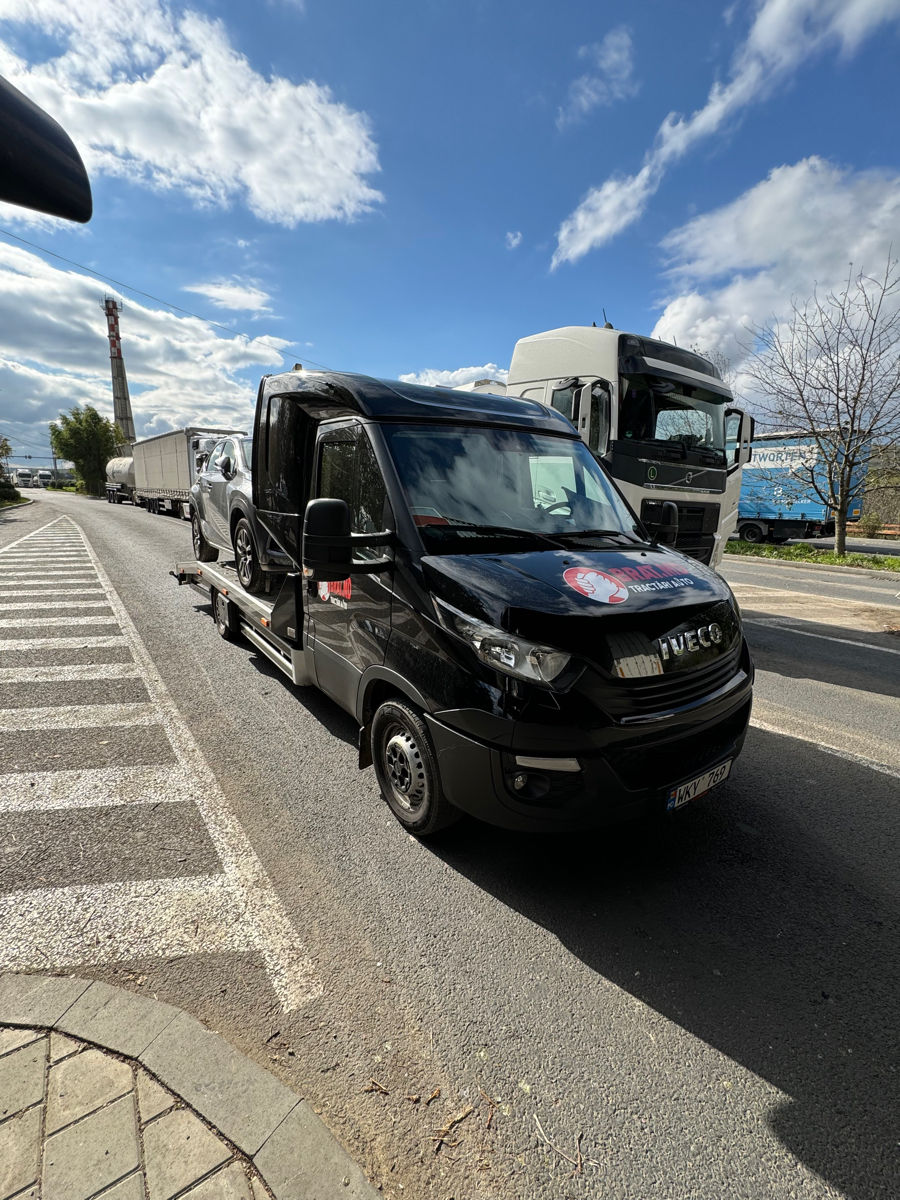 Evacuator Chișinău / Moldova 24/7 Factura / Tractări NonStop Național/International foto 0