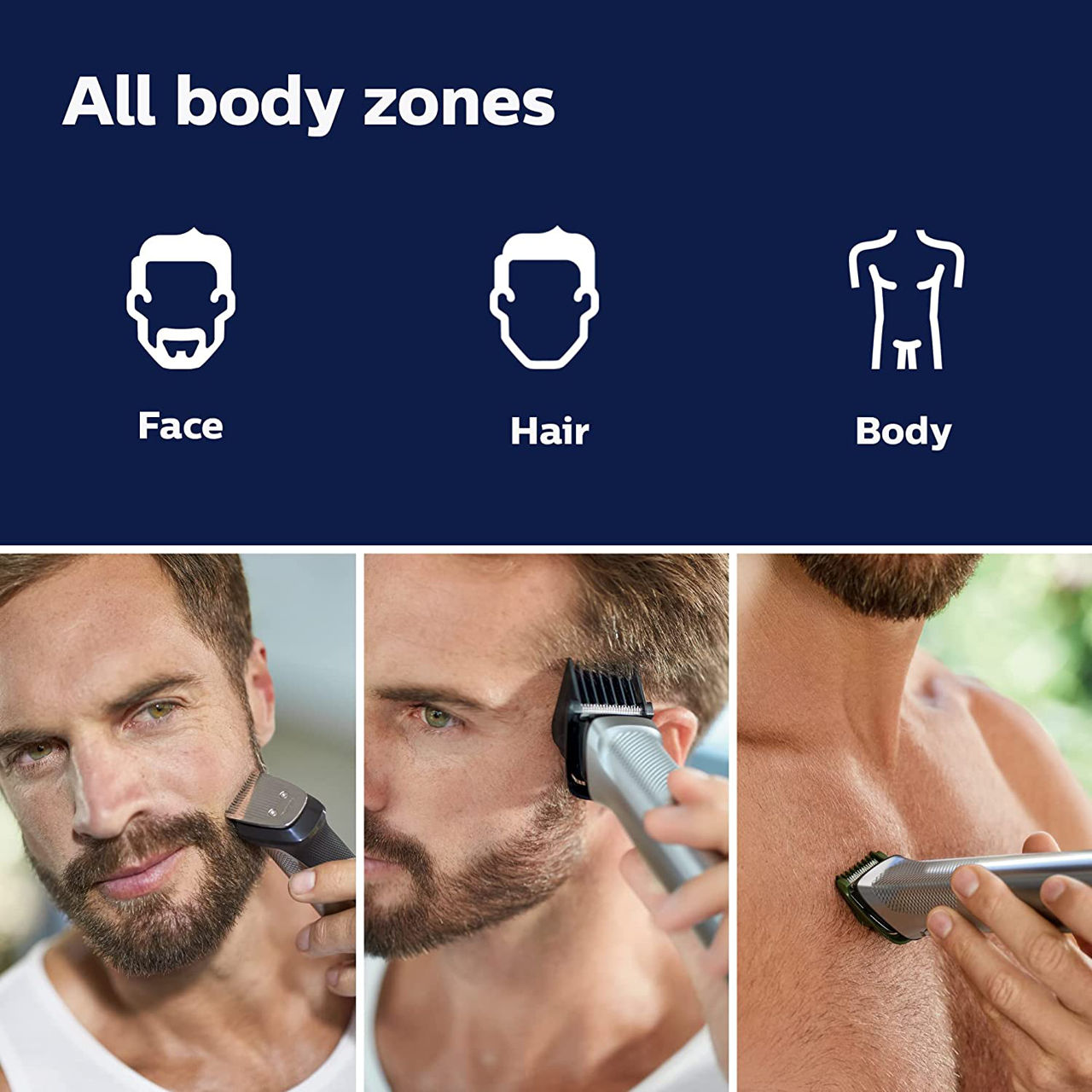 Philips Norelco Multigroom 7000 Лицо, голова и тело MG7750