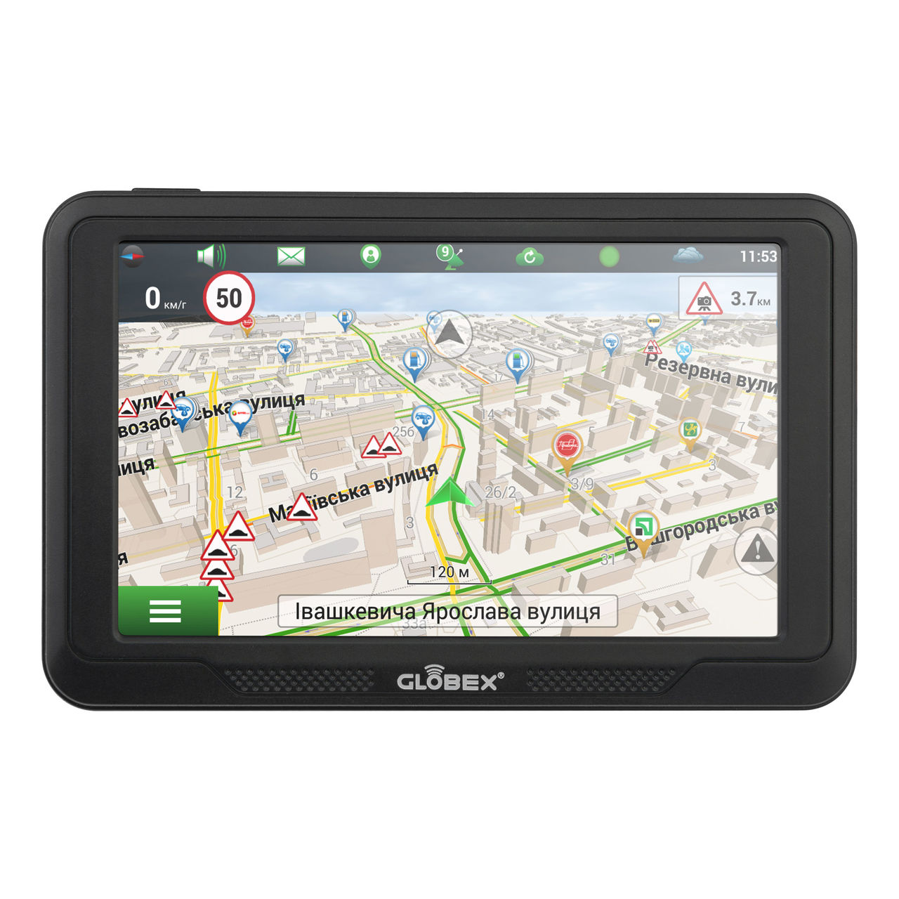 Автомобильный GPS-навигатор GLOBEX GE516