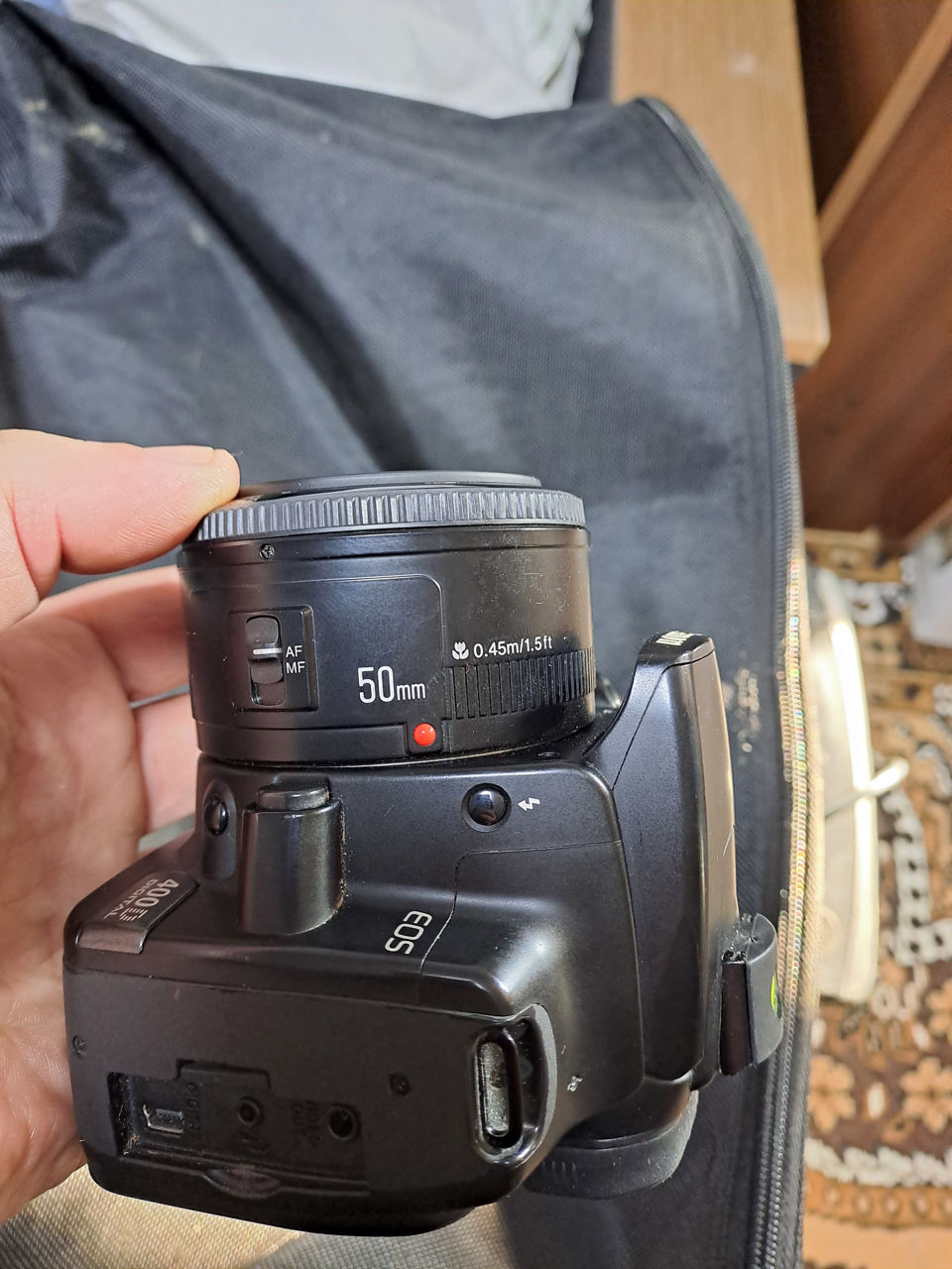 Canon400 in stare excelenta, cu obiectiv de portret, profesional foto 1