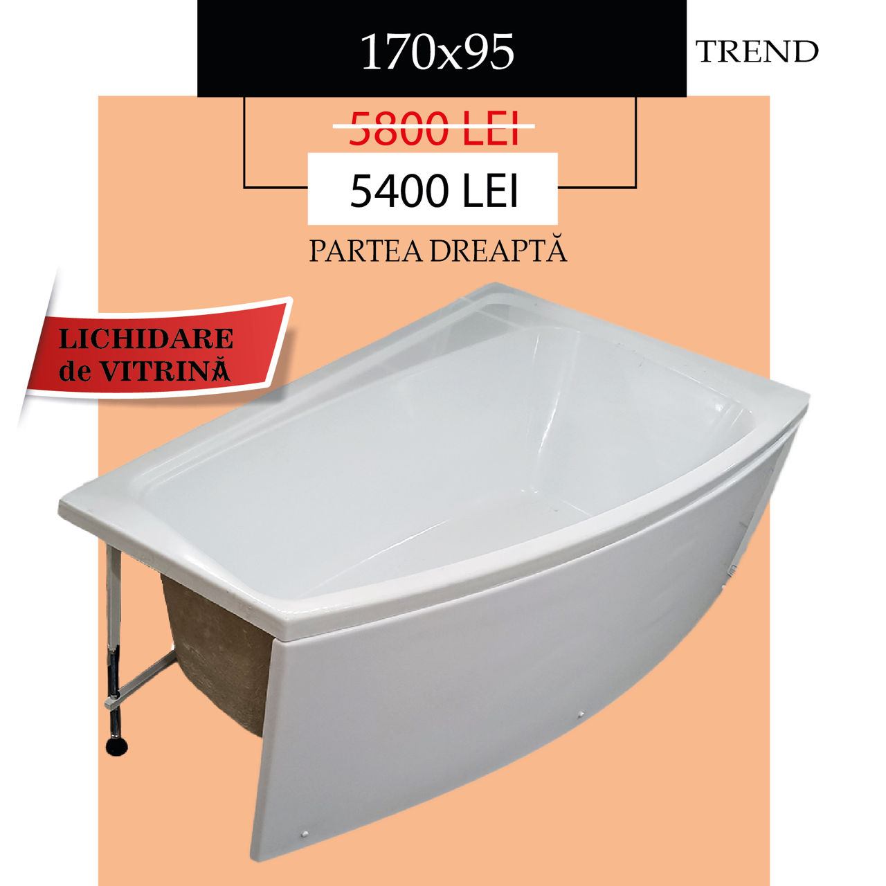Cada pentru baie / acril - metal / în stoc peste 20 modele - avem reduceri - Ванна акриловая foto 1
