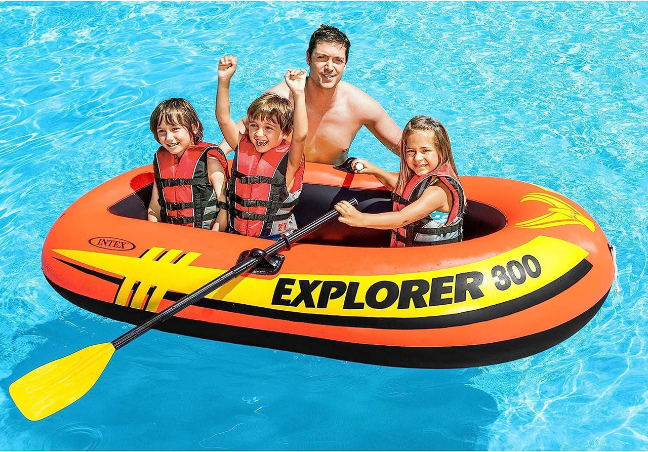 Надувная лодка Intex Explorer 300, Доставка по всей Молдове фото 1