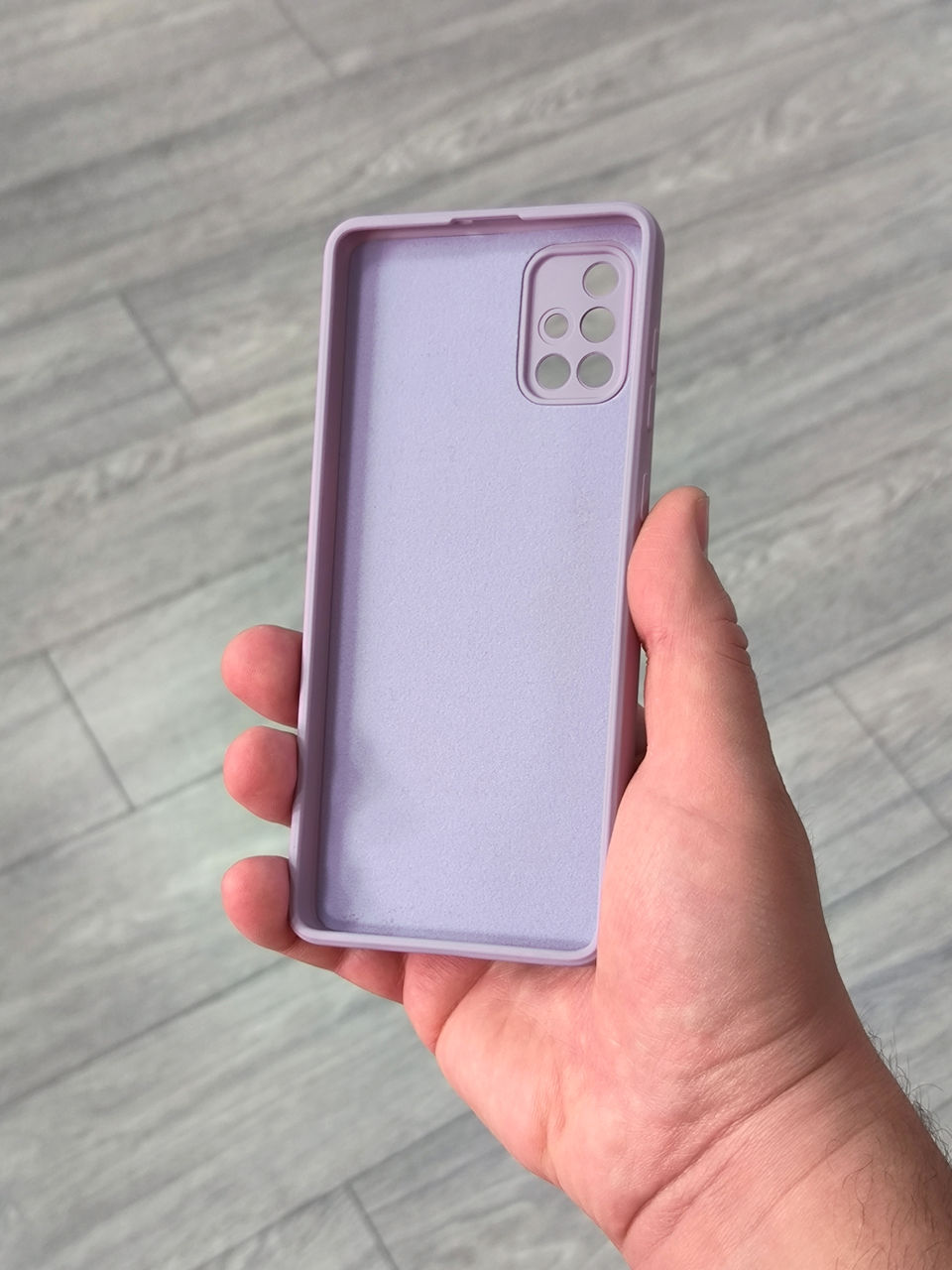 Чехол для Samsung A71 (Grass Purple) фото 1