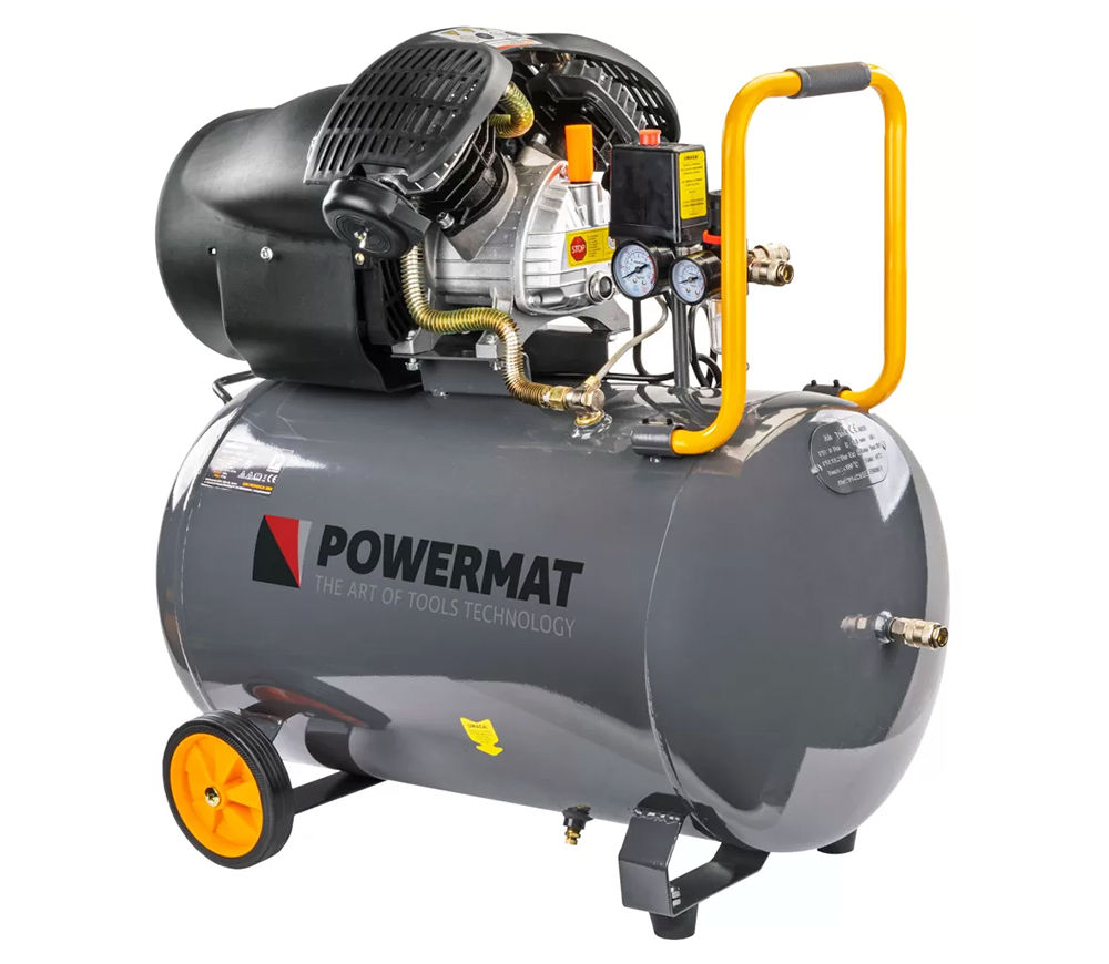 Компрессор Powermat PM-KO-100T-V2 530л/мин 100л foto 0