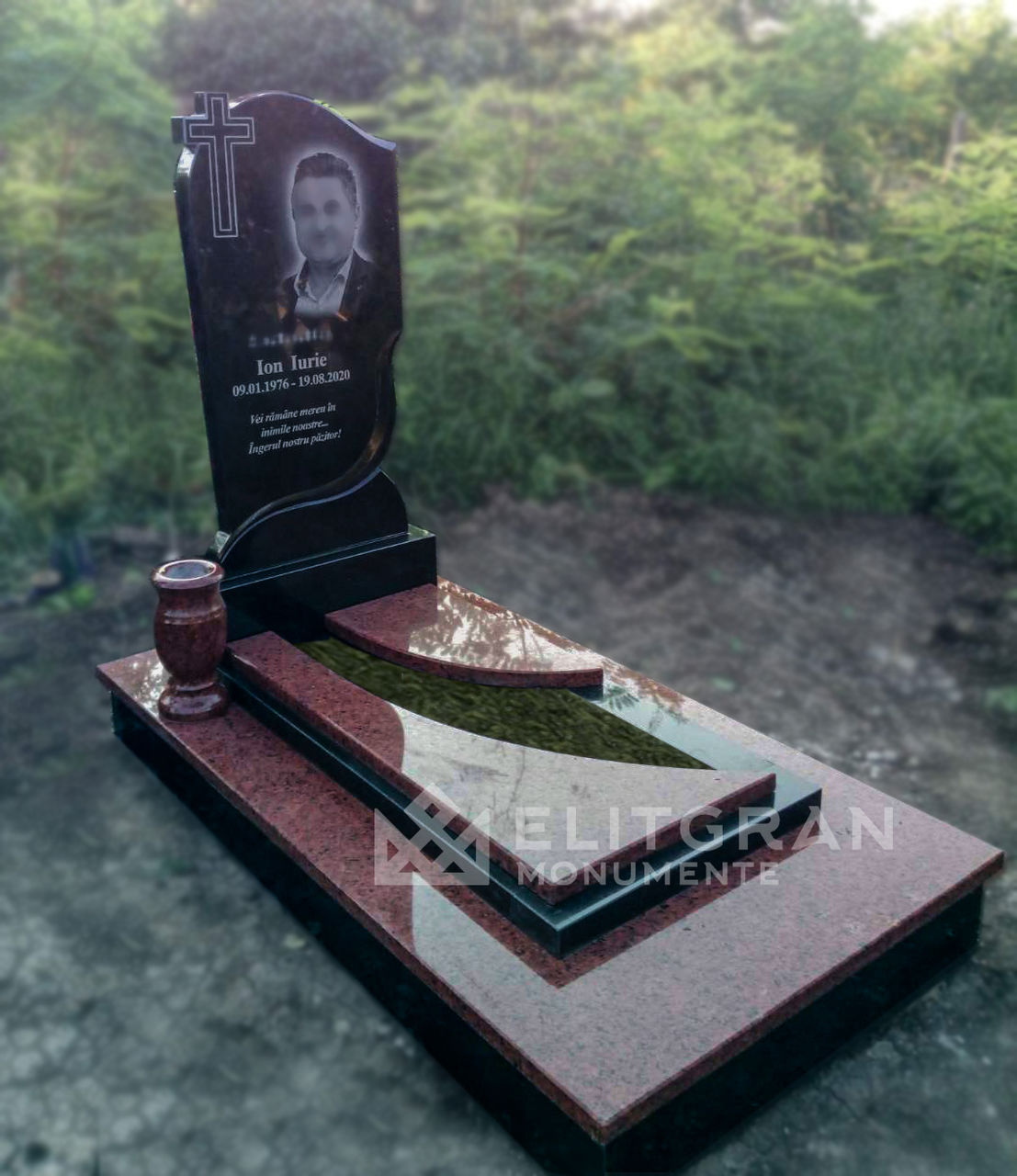 Catalog monumente funerare din granit Chisinau Moldova preturi,diferite modele,foto, cruci, Elitgran foto 16