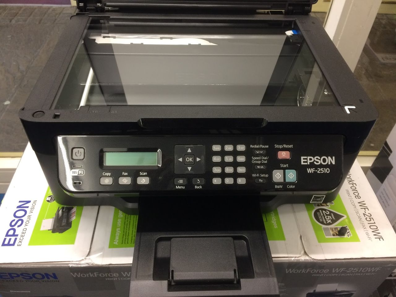 Epson Workforce Wf 2510wf принтер сканер копир факс 4 в 1 3880