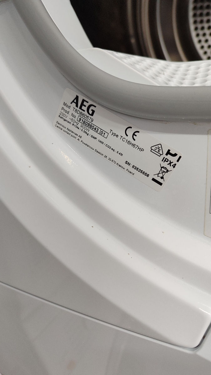 Сушильная машина AEG 7000 фото 6