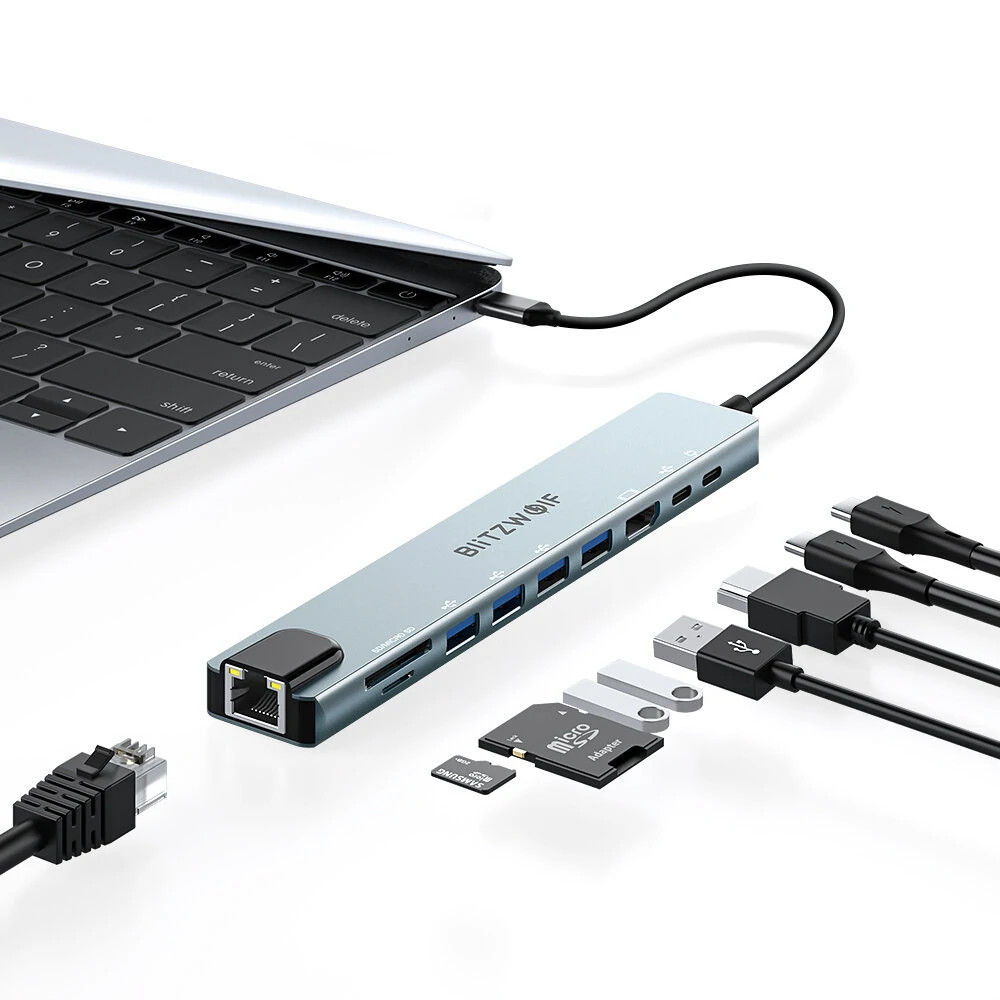 BlitzWolf 10 in 1 USB C Hub foto 0