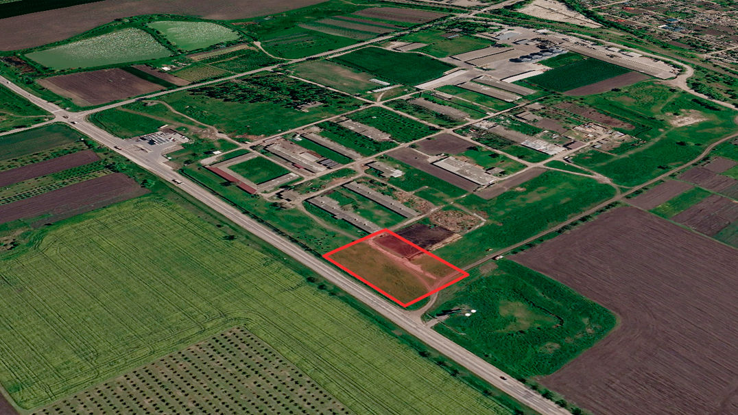 56 ari, teren industrial
