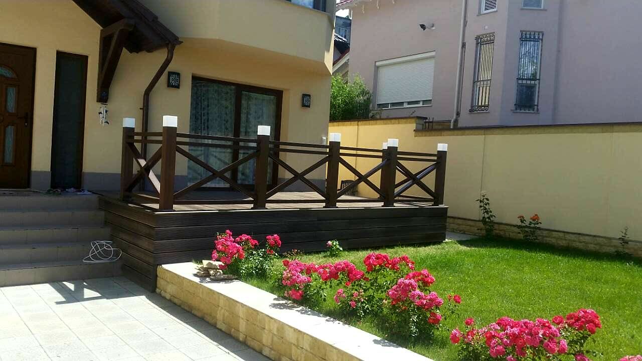 Balustrade,terase,gard din profile WPC lemn plastifiat decking (террасная доска)древесно-полимерный foto 6