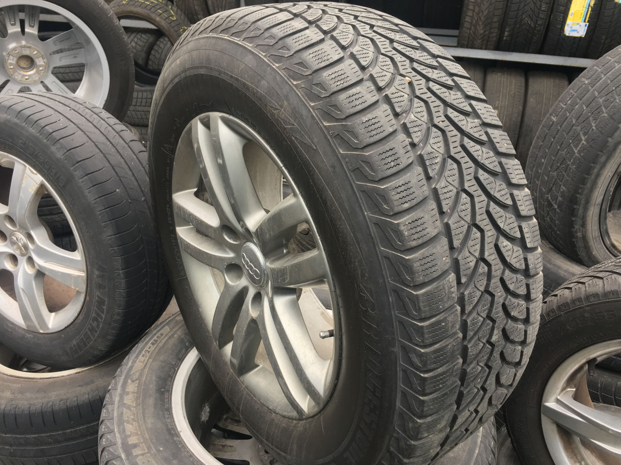 255/60 R18 Roti Audi Bridgestone - Комплект Диски/Шины  Ауди foto 5