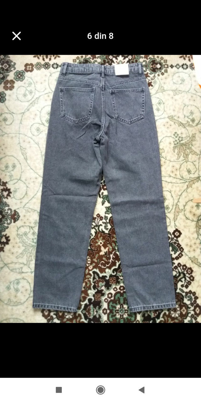 Nou! Blugi drepti, talie inalta, 100% cotton, marimea 28, 550 lei, sec. Ciocana foto 2