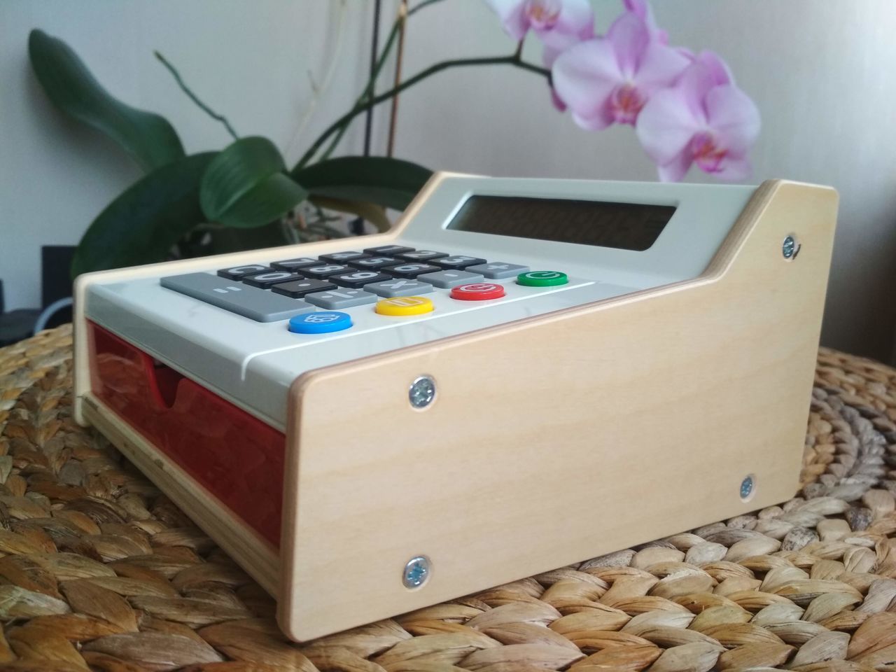 Игрушечная касса IKEA с калькулятором