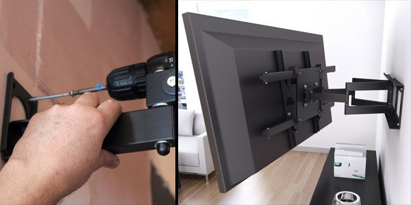 Установка телевизоров на стену. TV LCD, LED, плазменные. Кронштейны ТВ. Мастер. foto 6