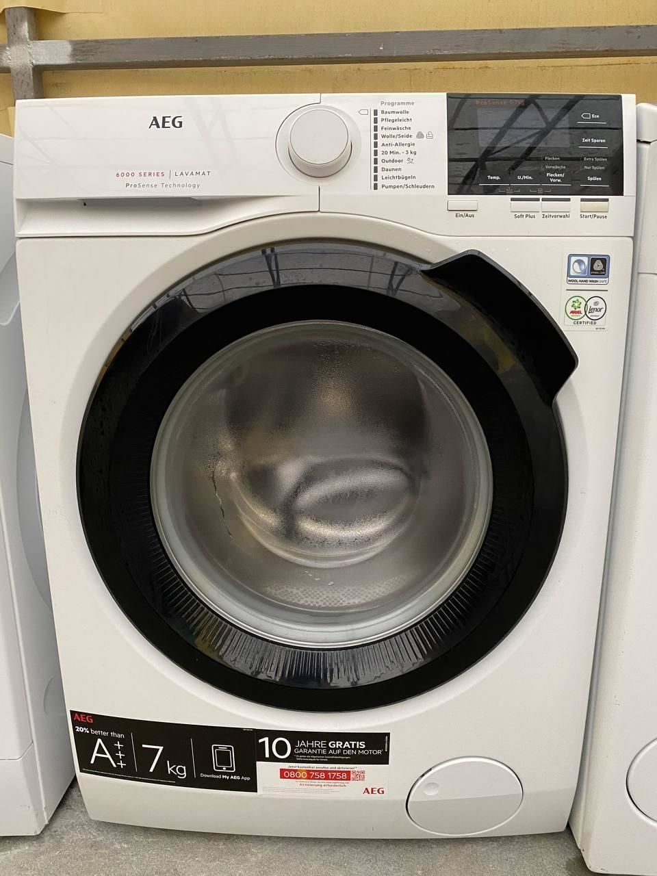 Стиральная машина AEG 6000 series на 7 кг, в идеальном состоянии!