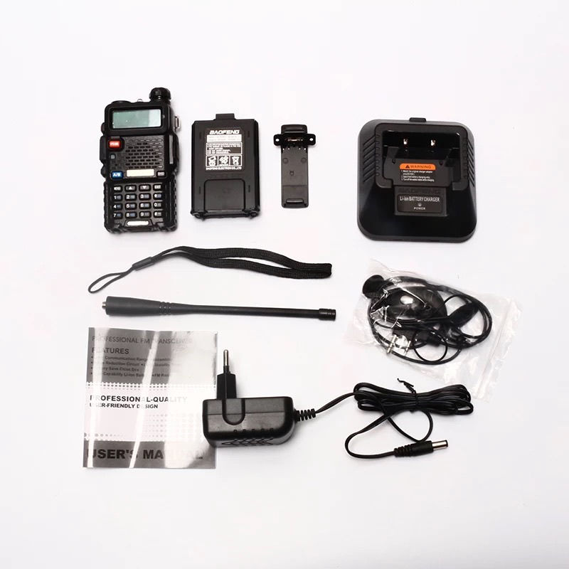 Statie Radio Walkie Talkie Baofeng UV-5R Dual Band Transceiver Inclus Casti cu microfon. (noi) foto 7
