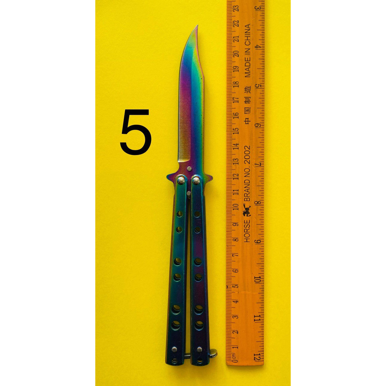 Cuțit fluture (balisong) Cuțit fluture (balisong) - din oțel, lungime 217 mm. Puteți cumpăra un cuți foto 4