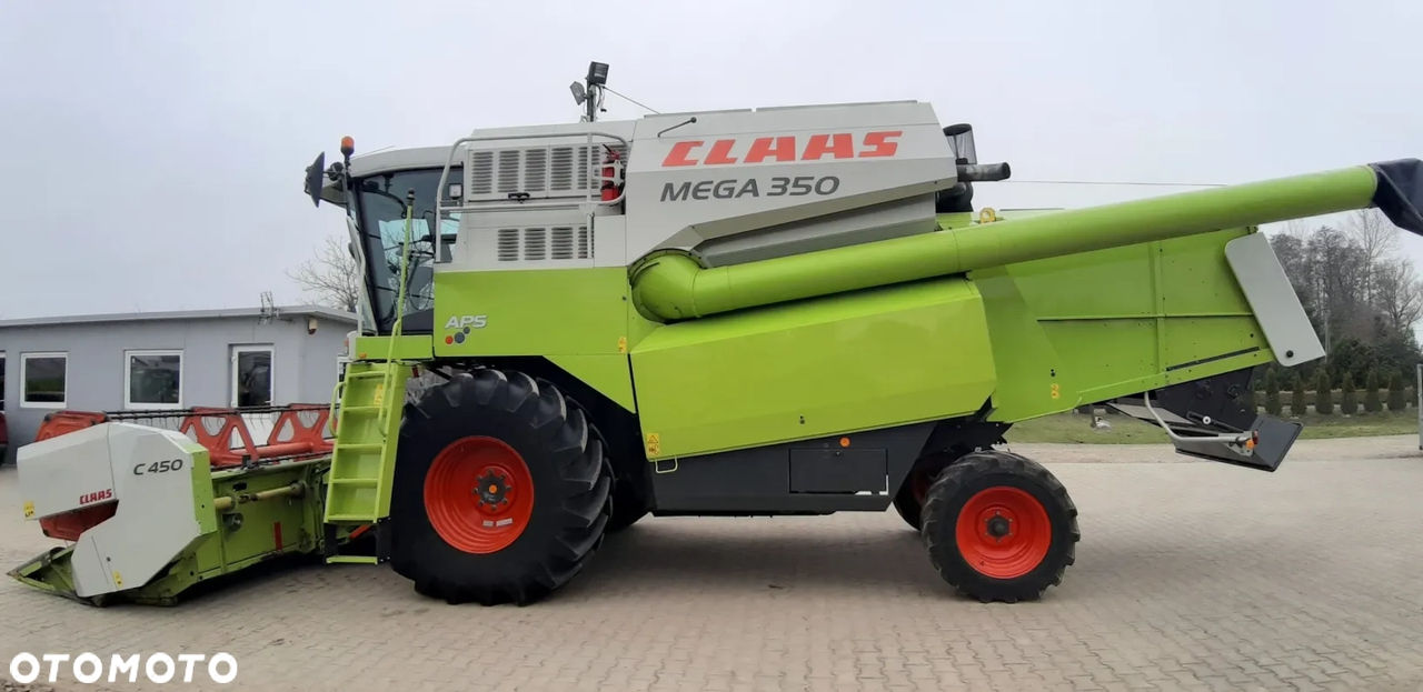 Combină Claas Mega 350 heder cereale+heder porumb/floare 6x70 foto 1