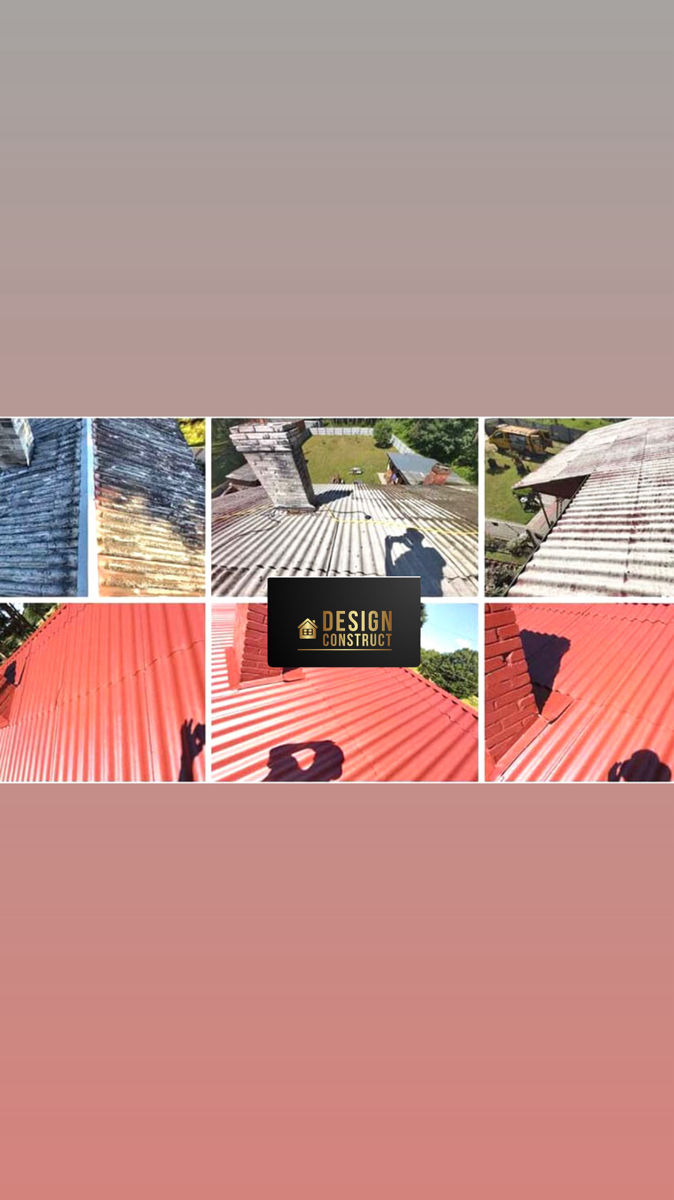 Oferim servicii de vopsire a acoperisurilor din foi de ardezie, tigla metalica sau ceramica.  foto 0