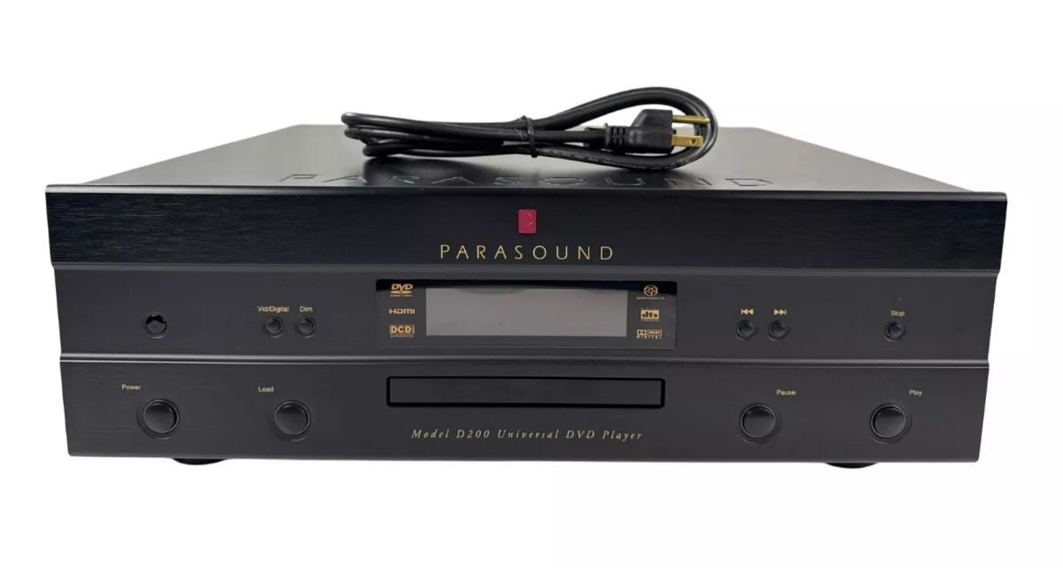 CD player Parasound D200(DVD, CD, DVD-A, SACD, DVD+/-R/RW, MP3, WMA, JPEG, Kodak Picture CDs,DivX) фото 0