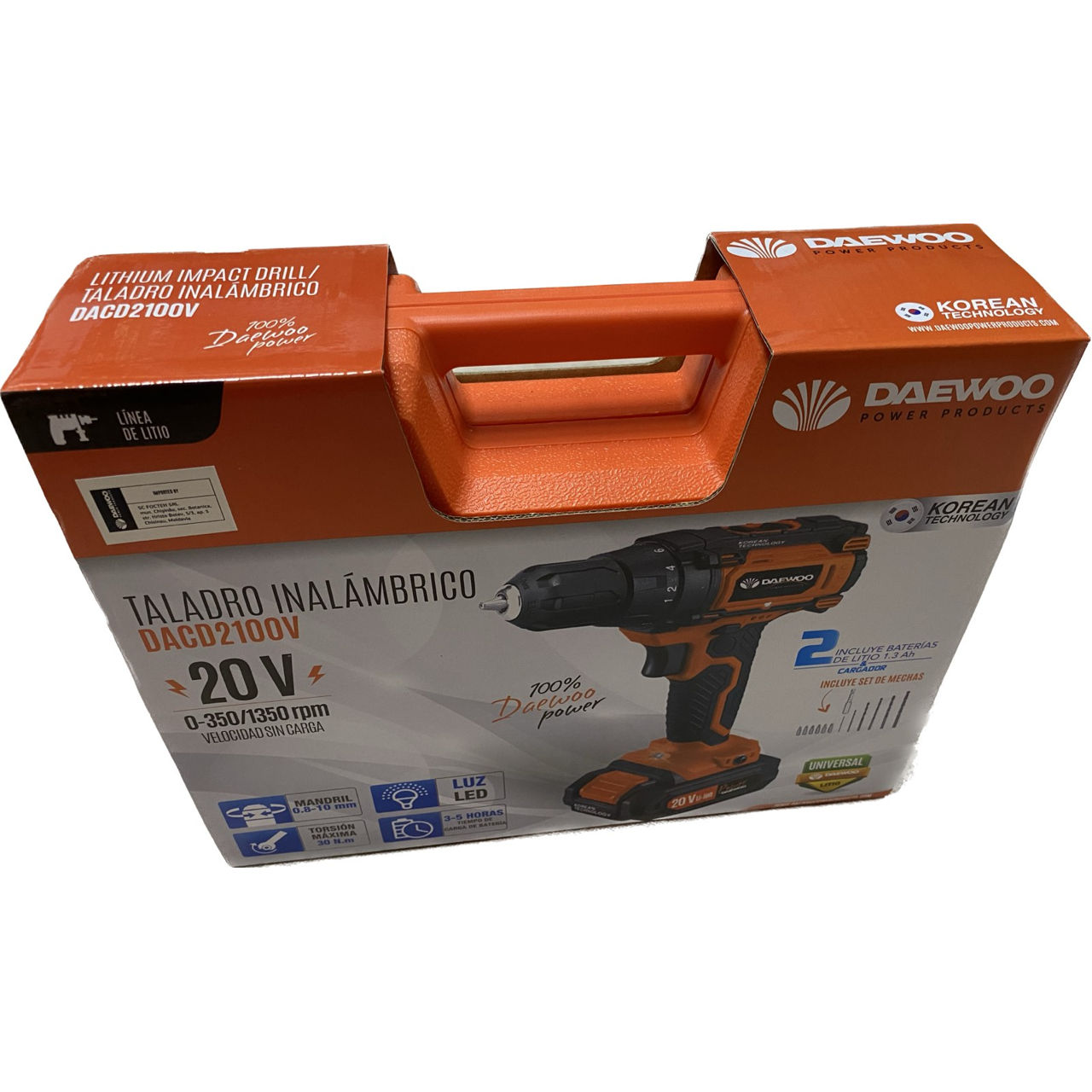 Promotie! Masina de insurubat cu acumulator Daewoo dacd 2100v foto 1