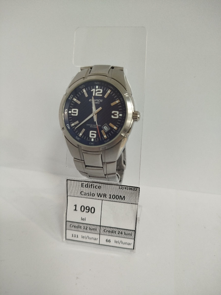 Edifice Casio WR 100M- 1090lei foto 0