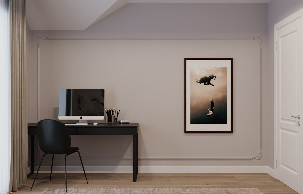 Design interior/ stil clasic/ 70m2/ proiect de apartament cu 3 dormitoare / construcții/ renovări foto 1