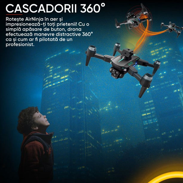 Drona Profesionala Cu Camera HD / Drona Profesionala Cu Camera HD foto 13