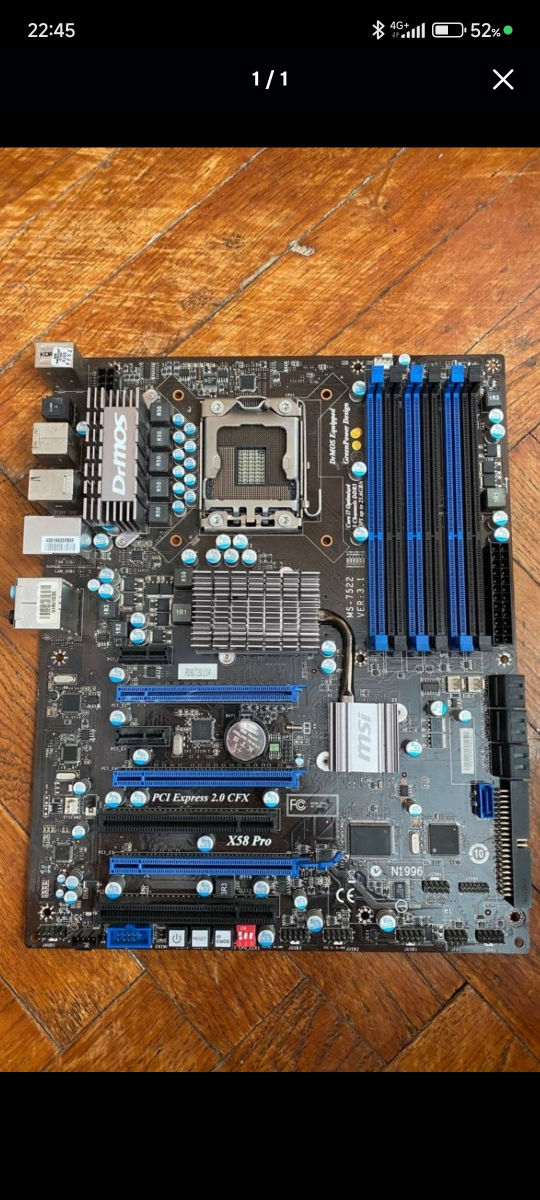 Set MSI x58 pro + i7 + 24ram foto 3