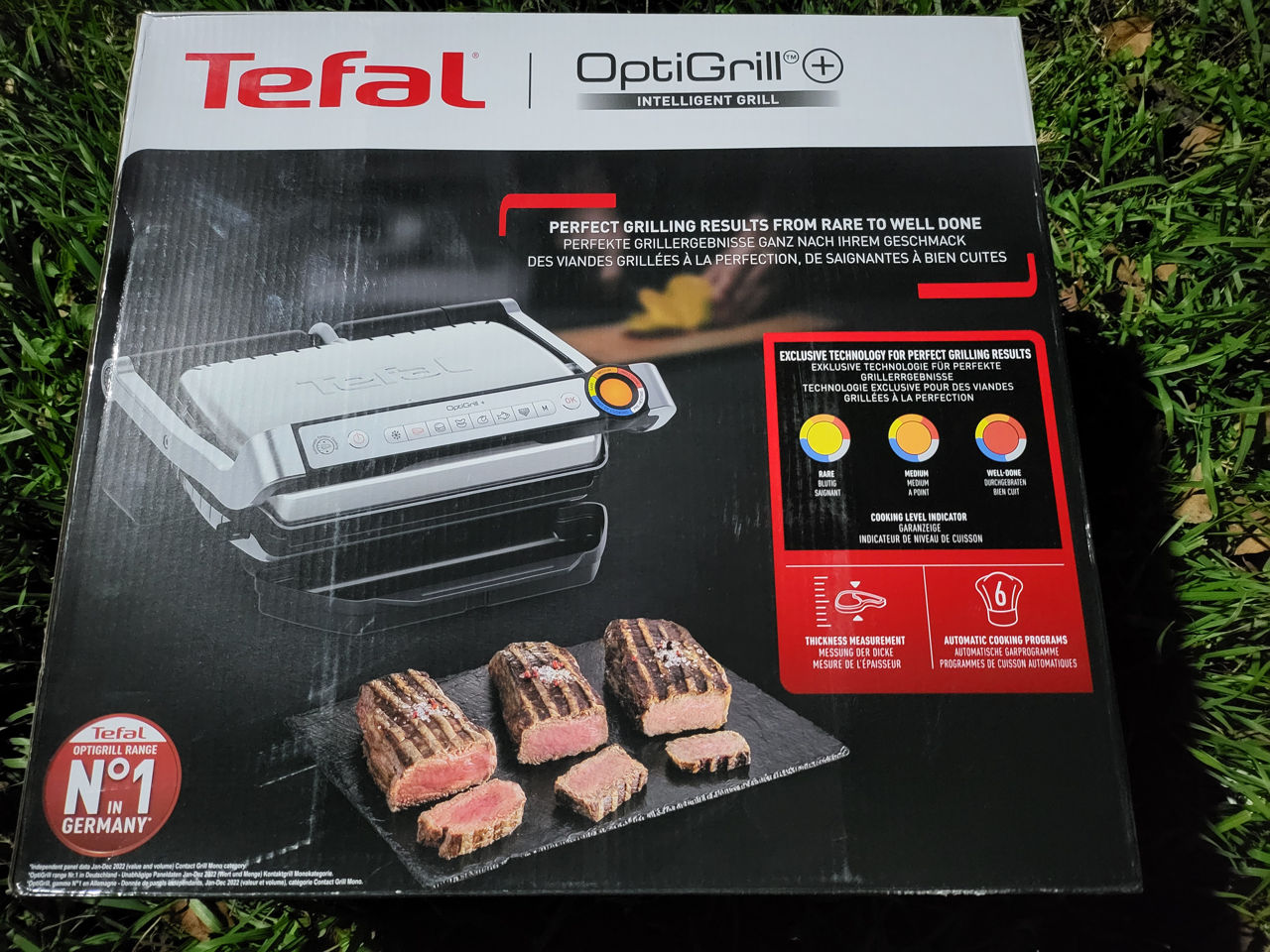 Gratar electric Tefal OptiGrill+ GC718D10, 2000W, 6 programe automate foto 1