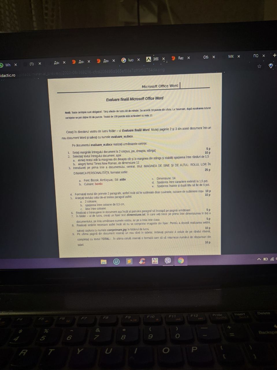 Fac lucrari/evaluari/teste la TIC/Informatica (Word/Excel/Powerpoint/Access) foto 1
